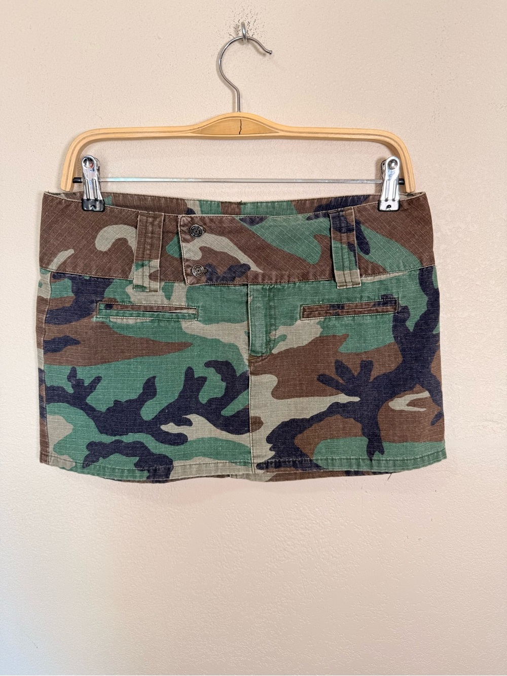 dELiA*s y2k Camo Mini Micro Skirt Armycore Bratz Grunge Cargo Militarycore